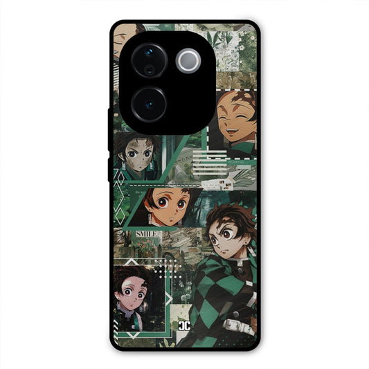 Tanjiro Thoughts iQOO Z9s Pro Mobile Back Cover - Anime PrintShield Case