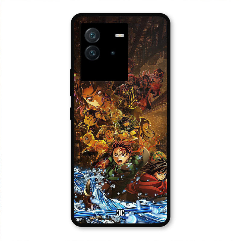 Demon Slayers iQoo Neo 6 Mobile Back Cover - Anime PrintShield Case
