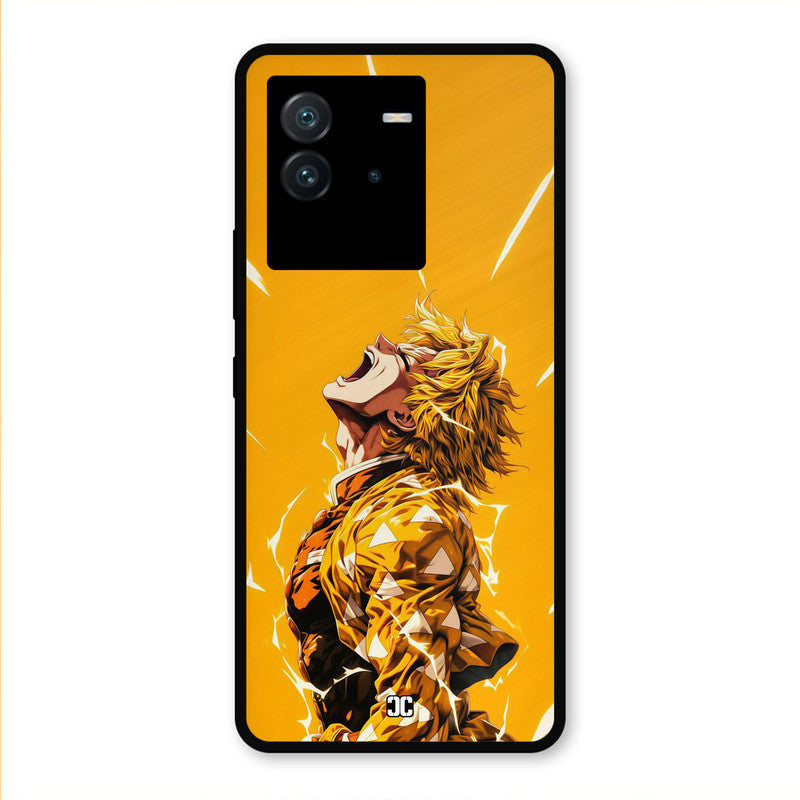 Shouting Zenitsu iQoo Neo 6 Mobile Back Cover - Anime PrintShield Case