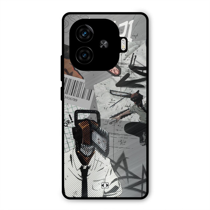 Denji Rage iQoo Z9 Turbo Mobile Back Cover - Anime PrintShield Case