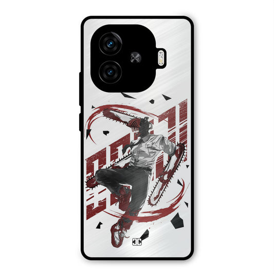 Chainsawman Typo iQoo Z9 Turbo Mobile Back Cover - Anime PrintShield Case