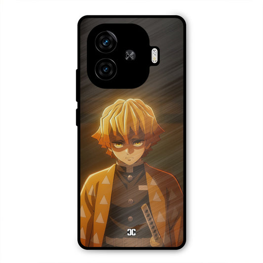 Thunderboy Zenitsu iQoo Z9 Turbo Mobile Back Cover - Anime PrintShield Case
