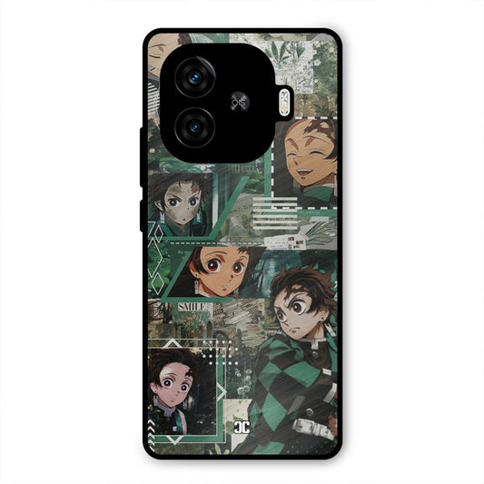 Tanjiro Thoughts iQoo Z9 Turbo Mobile Back Cover - Anime PrintShield Case