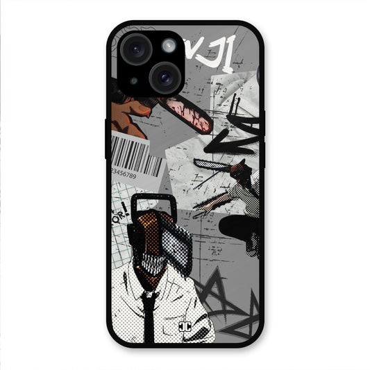 Chainsawman Typo iPhone 15  Case – Premium PrintShield Mobile Cover