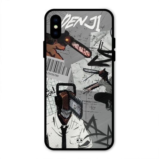 Denji Rage iPhone X Mobile Back Cover - Anime PrintShield Case