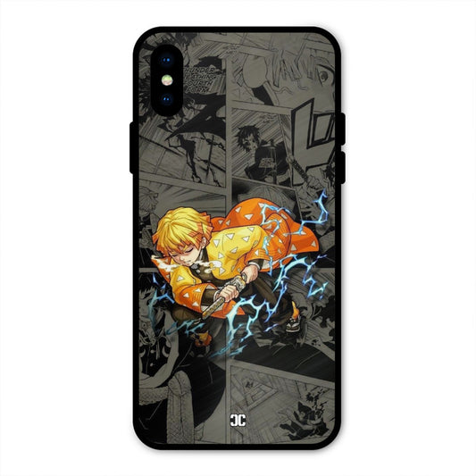 Zenitsu Manga iPhone X Mobile Back Cover - Anime PrintShield Case