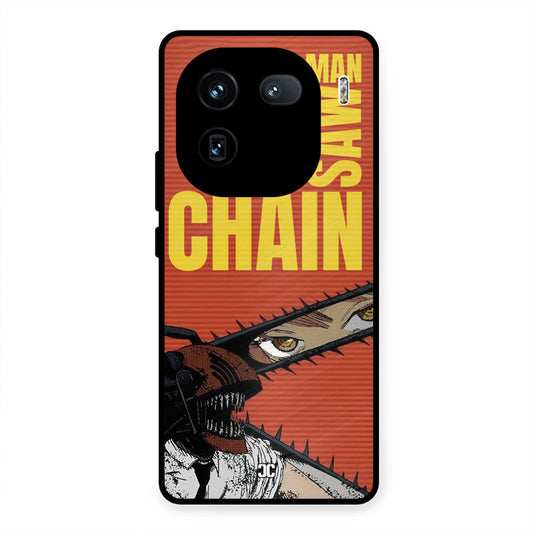 Raging Chainsaw iQOO 12 Mobile Back Cover - Anime PrintShield Case