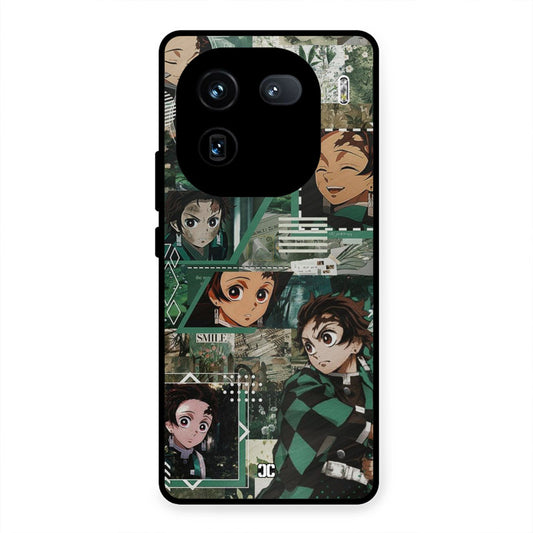 Tanjiro Thoughts iQOO 12 Mobile Back Cover - Anime PrintShield Case