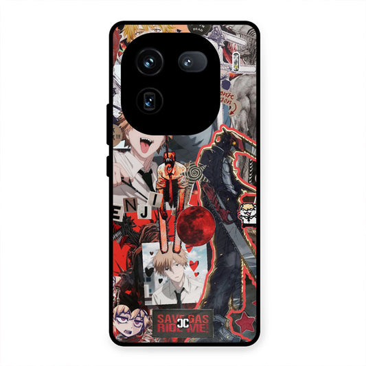 Denji Thoughts iQOO 12 Mobile Back Cover - Anime PrintShield Case