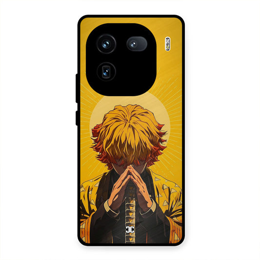 Calm Zenitsu iQOO 12 Mobile Back Cover - Anime PrintShield Case