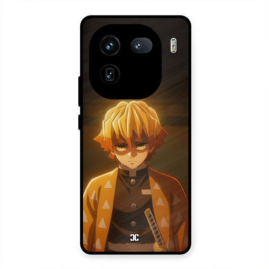 Thunderboy Zenitsu iQOO 12 Mobile Back Cover - Anime PrintShield Case