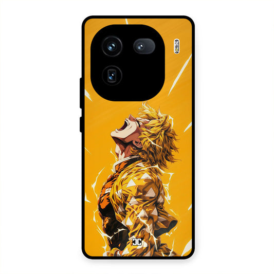 Shouting Zenitsu iQOO 12 Mobile Back Cover - Anime PrintShield Case