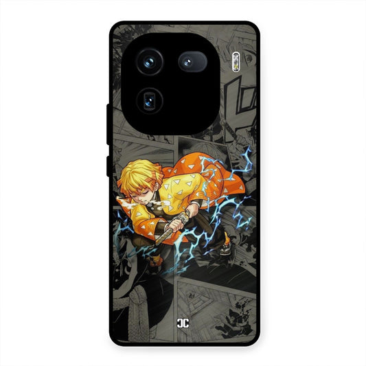 Zenitsu Manga iQOO 12 Mobile Back Cover - Anime PrintShield Case