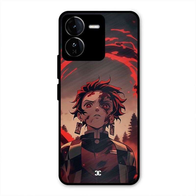 Raging Tanjiro iQOO Z9 Mobile Back Cover - Anime PrintShield Case
