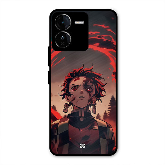 Raging Tanjiro iQOO Z9 Mobile Back Cover - Anime PrintShield Case