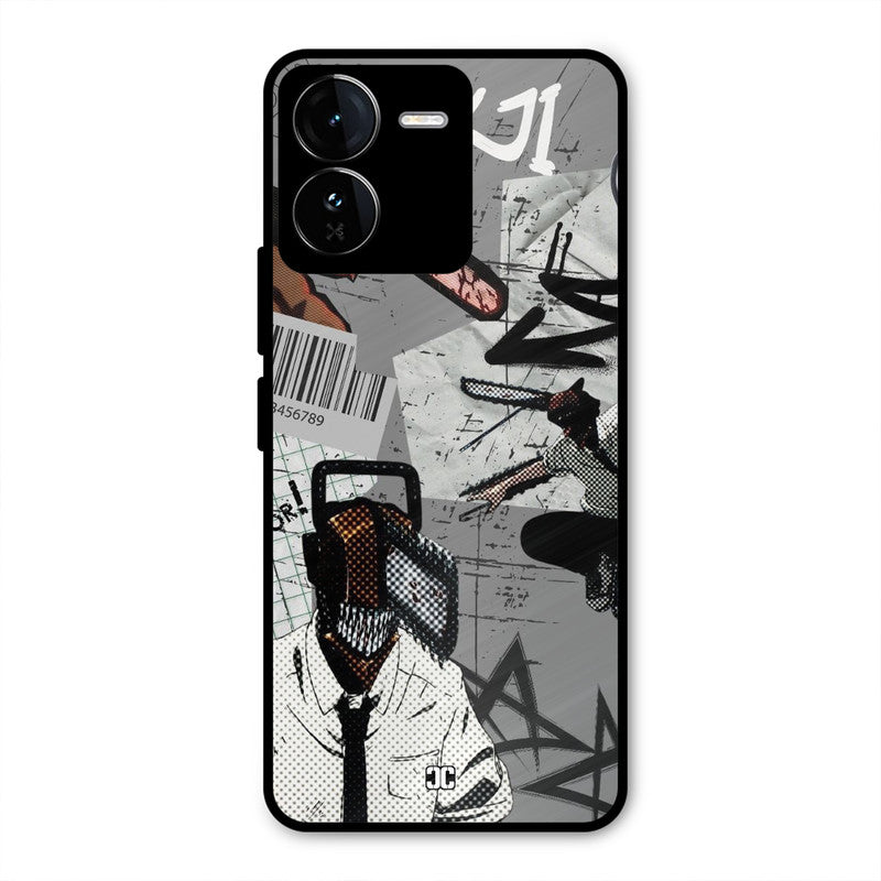 Denji Rage iQOO Z9 Mobile Back Cover - Anime PrintShield Case
