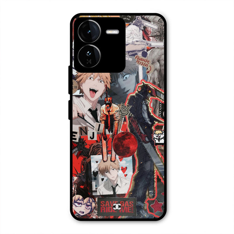 Denji Thoughts iQOO Z9 Mobile Back Cover - Anime PrintShield Case