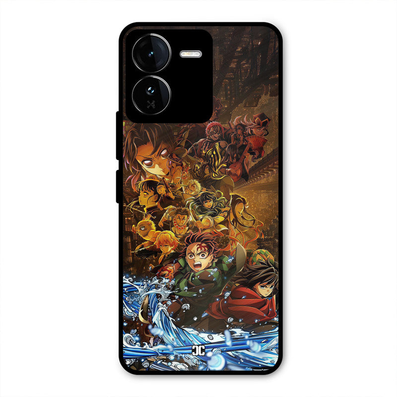 Demon Slayers iQOO Z9 Mobile Back Cover - Anime PrintShield Case