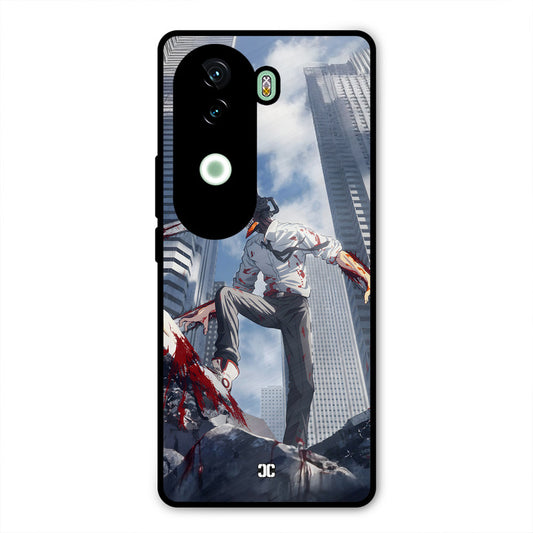 Denji Fighting iQOO Z9s Mobile Back Cover - Anime PrintShield Case