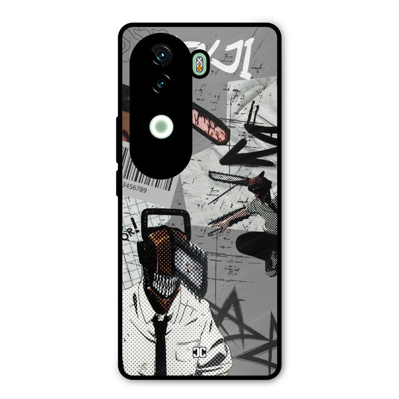 Denji Rage iQOO Z9s Mobile Back Cover - Anime PrintShield Case
