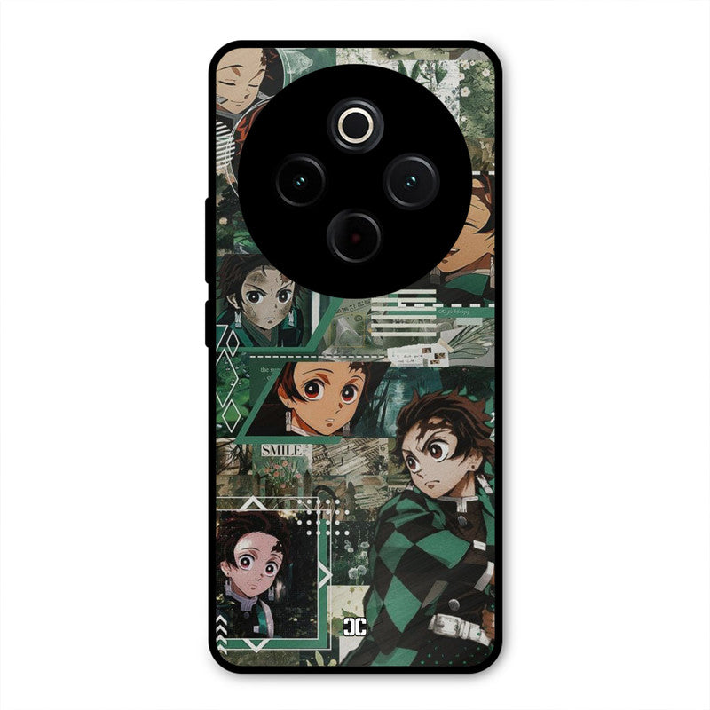 Tanjiro Thoughts iQoo Z10 Mobile Back Cover - Anime PrintShield Case