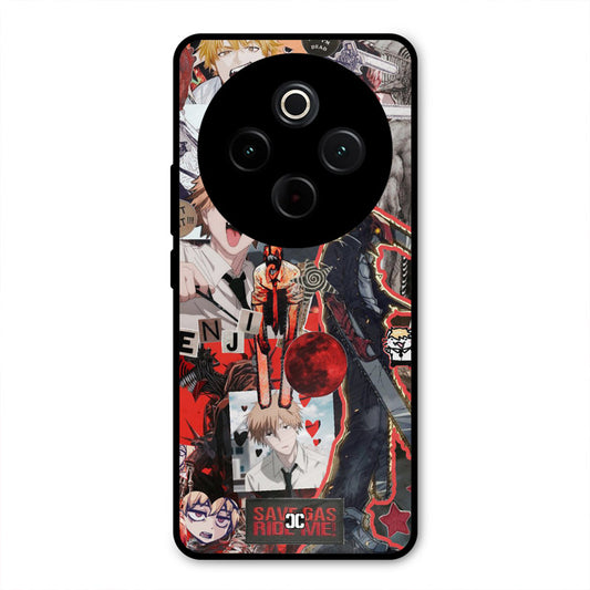 Denji Thoughts iQoo Z10 Mobile Back Cover - Anime PrintShield Case